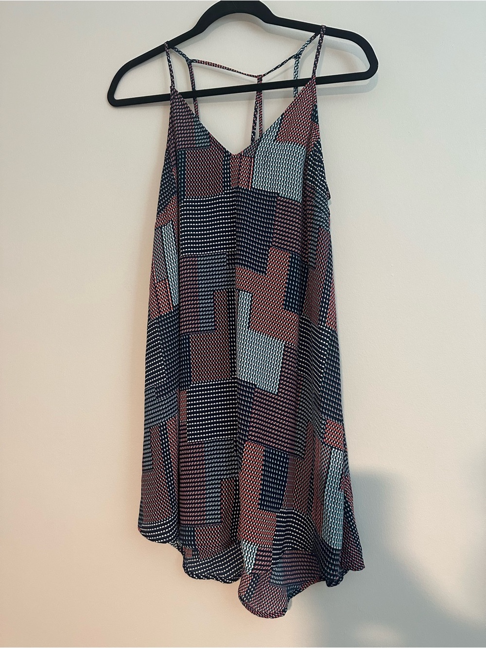 Lush geometric mini dress